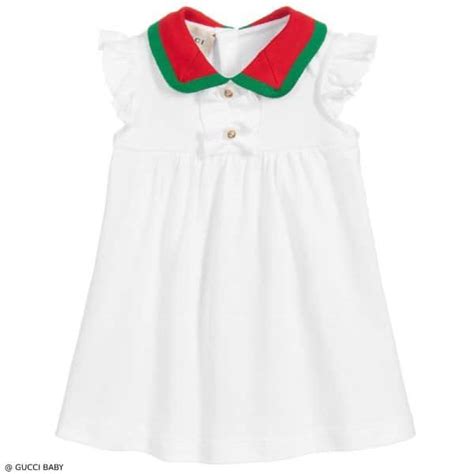 baby girl white gucci dress|baby gucci tights.